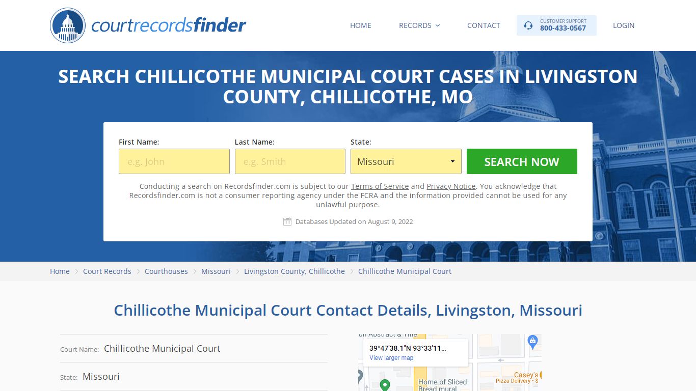 Chillicothe Municipal Court Case Search - Livingston ...